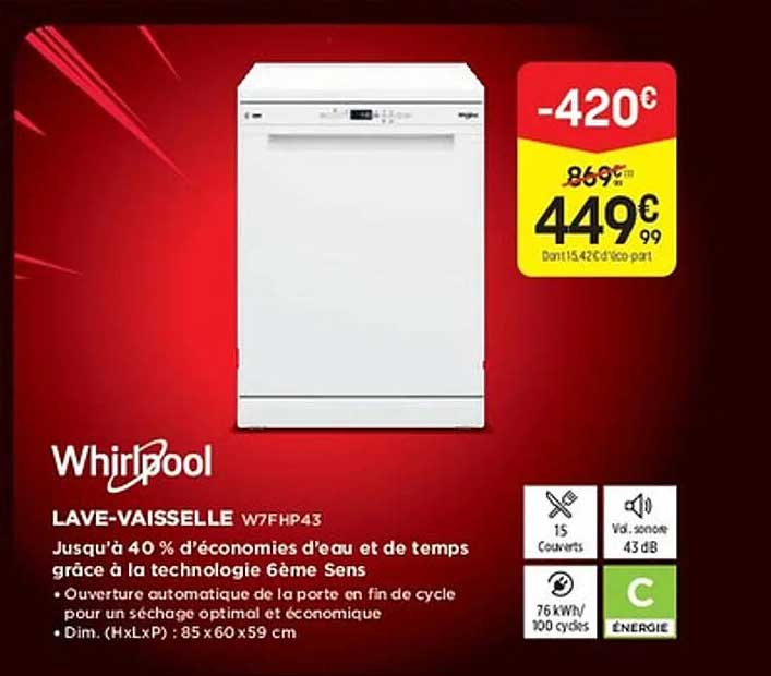 LAVE-VAISSELLE W7FHP43