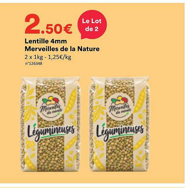 Le Lot de 2 Lentille 4mm Merveilles de la Nature