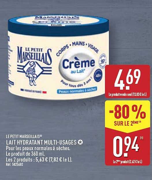 LE PETIT MARSEILLAIS® LAIT HYDRATANT MULTI-USAGES
