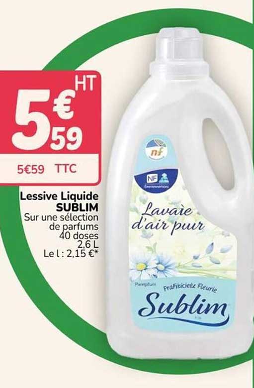 Lessive Liquide SUBLIM