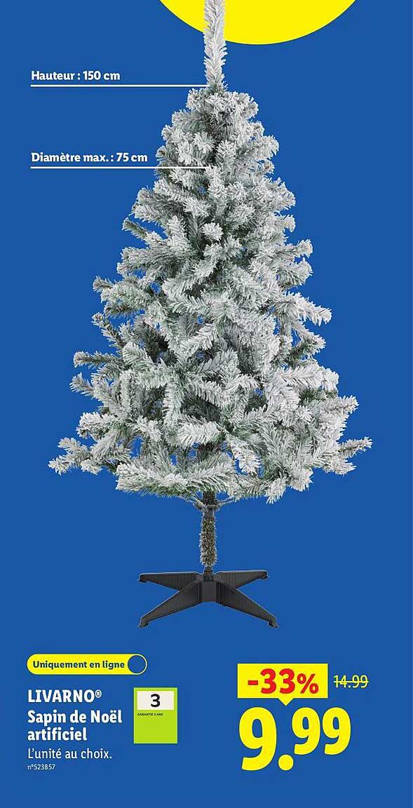 LIVARNO® Sapin de Noël artificiel