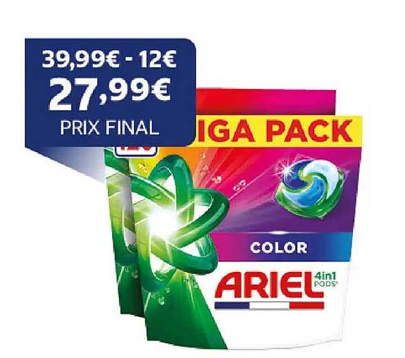 MAGA PACK COLOR ARIEL 4in1 pods