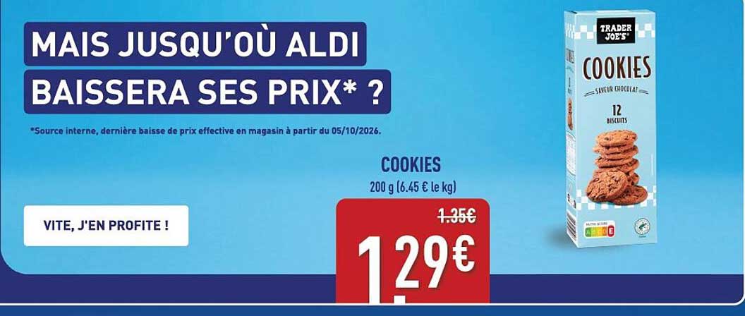 MAIS JUSQU’OÙ ALDI BAISSERA SES PRIX* ?
