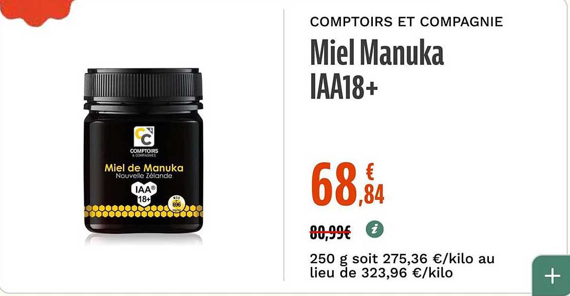 Miel Manuka IAA18+