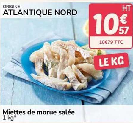 Miettes de morue salée 1 kg*