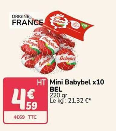 Mini Babybel x10 BEL 220 gr