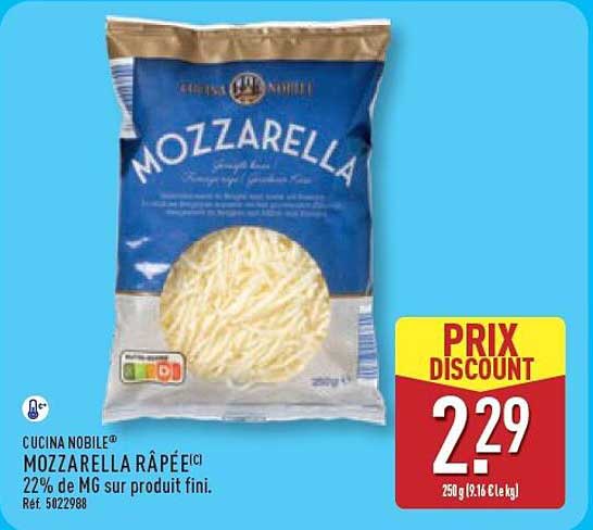 MOZZARELLA RÂPÉE