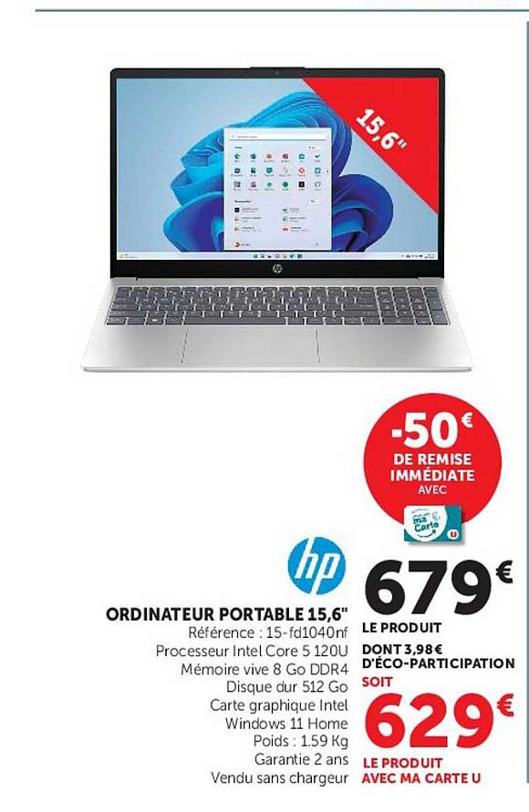 ORDINATEUR PORTABLE 15,6"