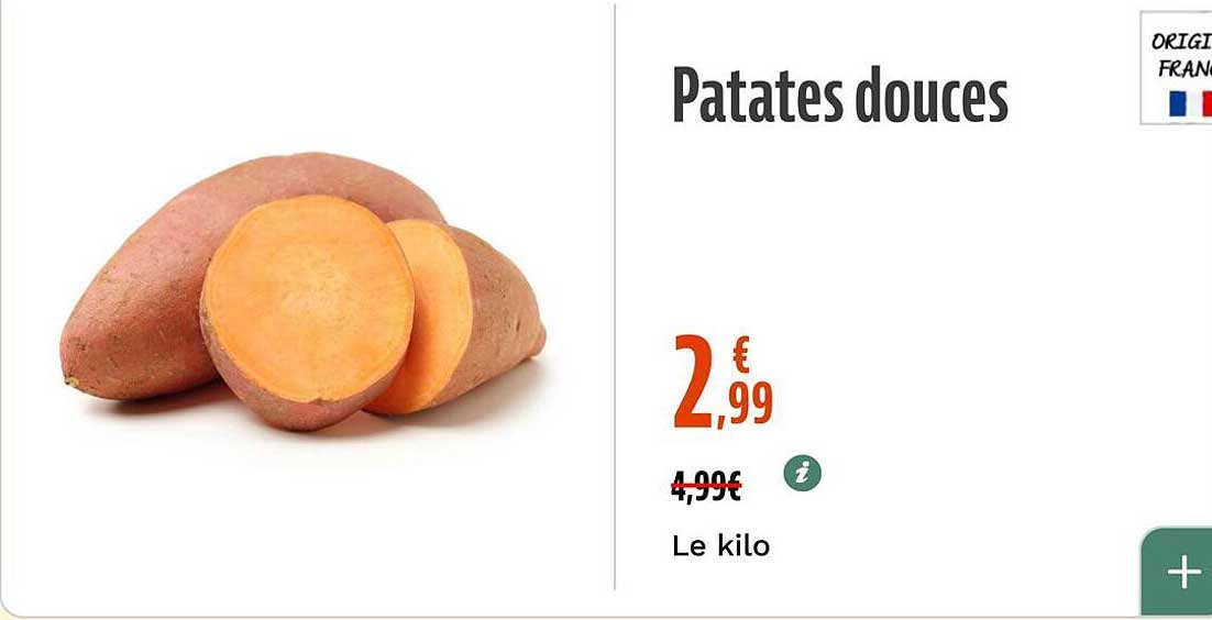 Patates douces