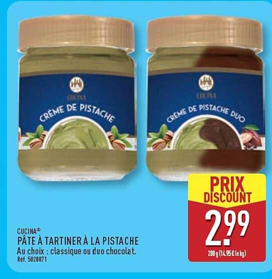 PÂTÉ À TARTINER À LA PISTACHE