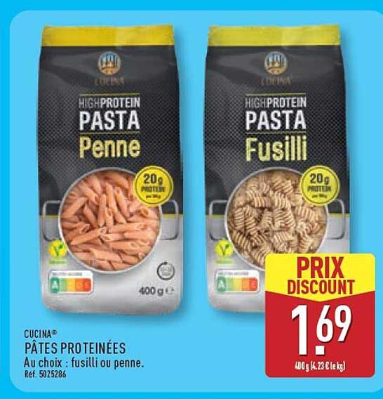 PÂTES PROTÉINÉES