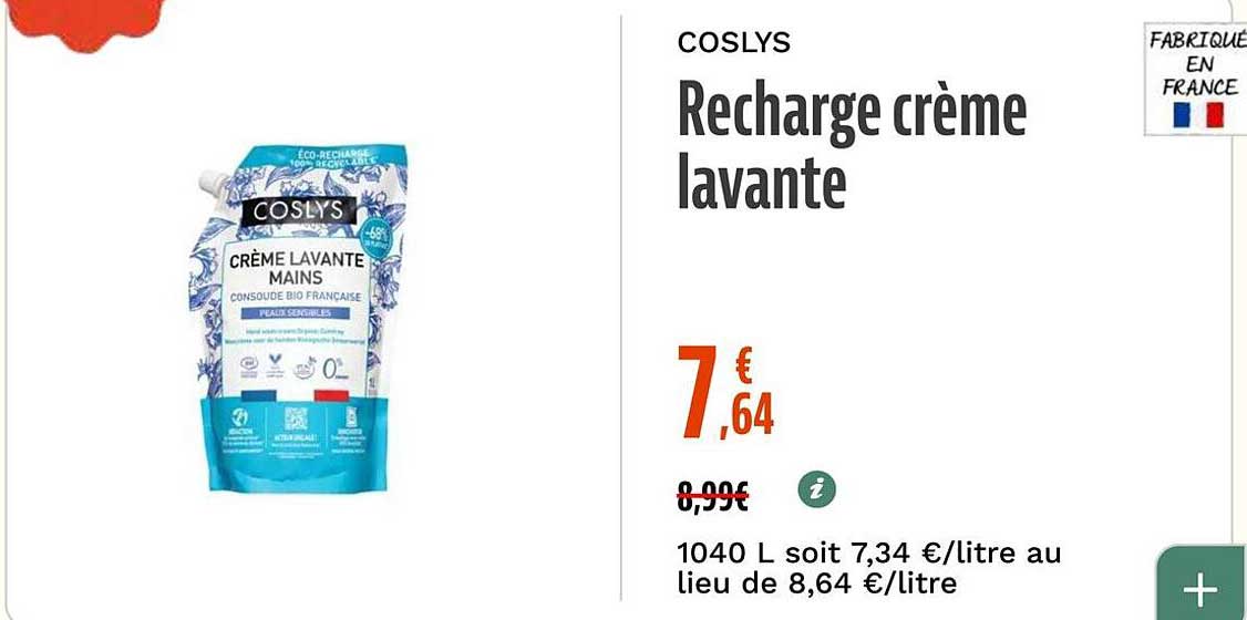 Recharge crème lavante