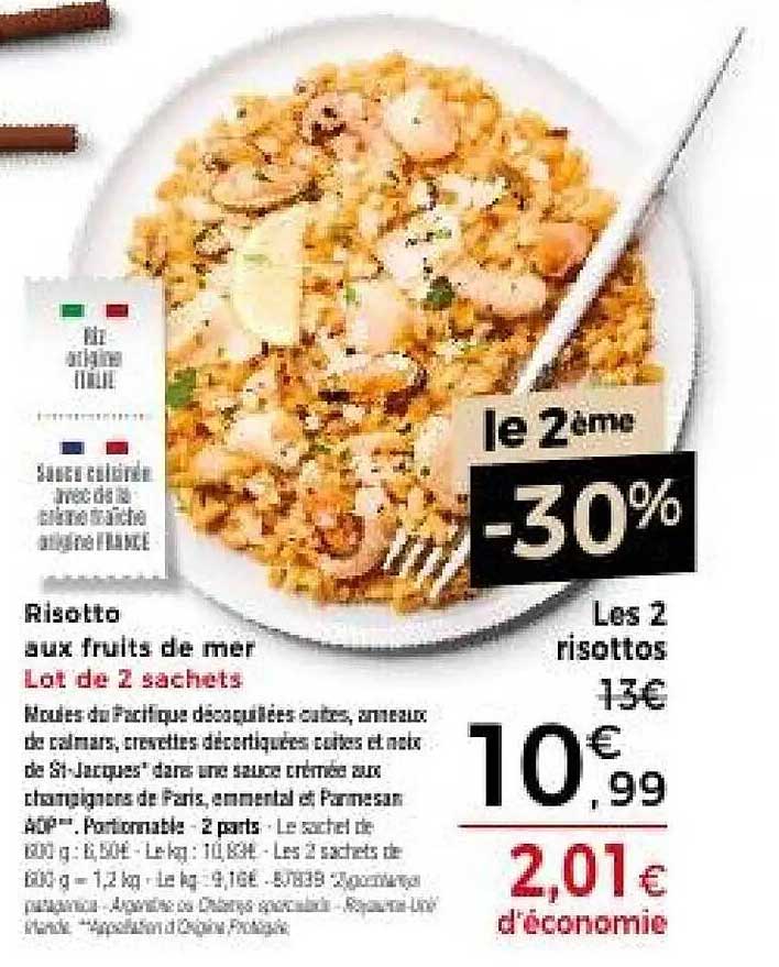 Risotto aux fruits de mer