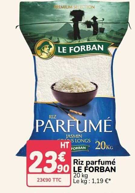 Riz parfumé LE FORBAN 20 kg