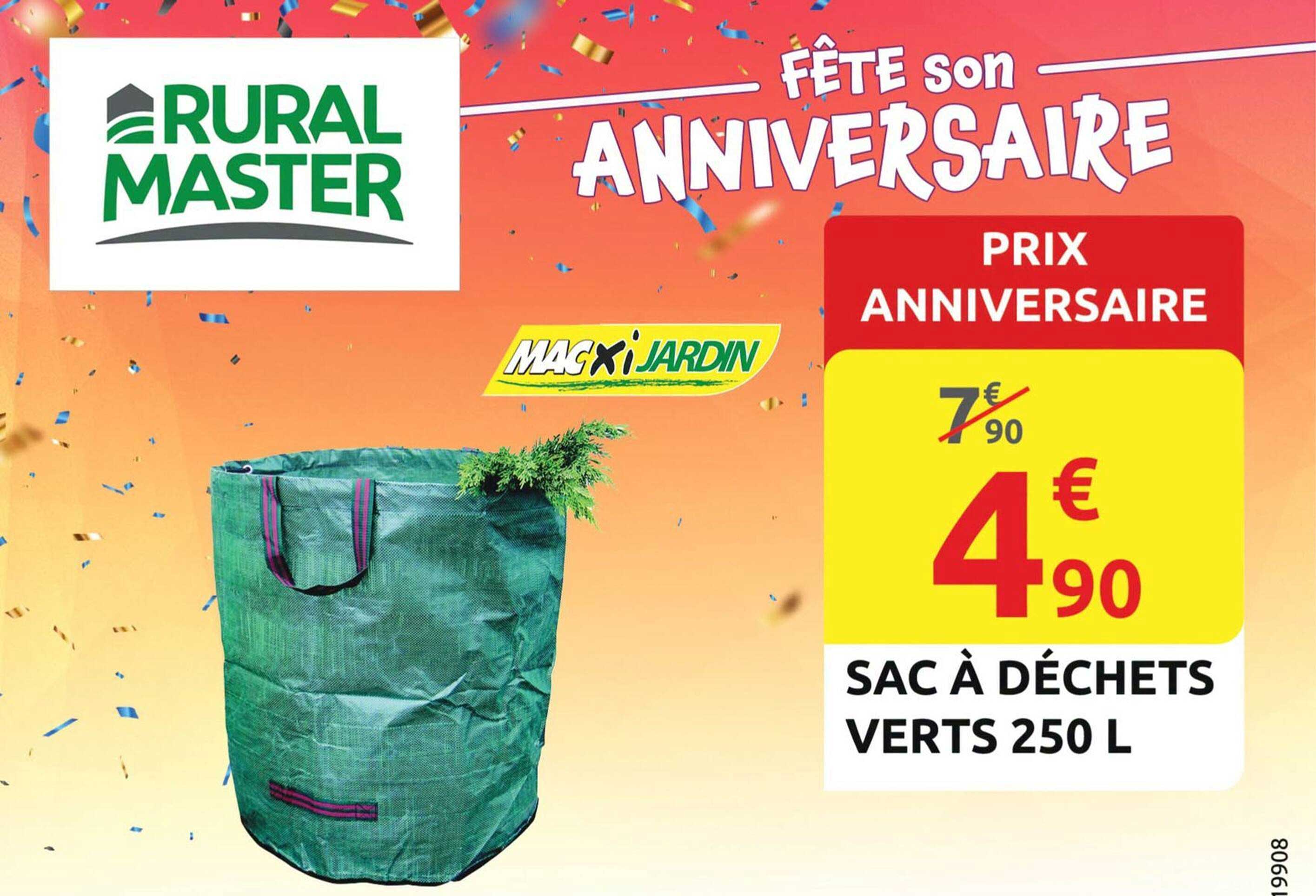SAC À DÉCHETS VERTS 250 L