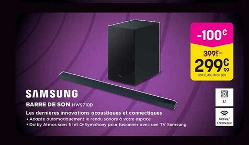 SAMSUNG BARRE DE SON HW-S710D