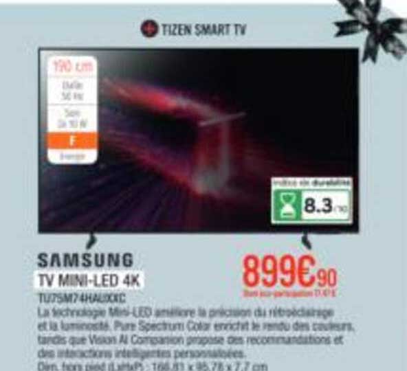 SAMSUNG TV MINI-LED 4K