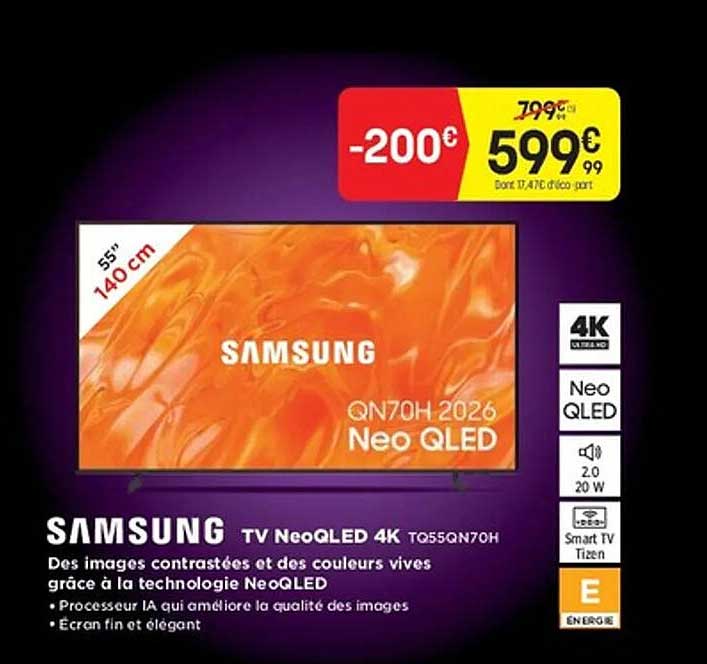 SAMSUNG TV NeoQLED 4K TQ55QN70H