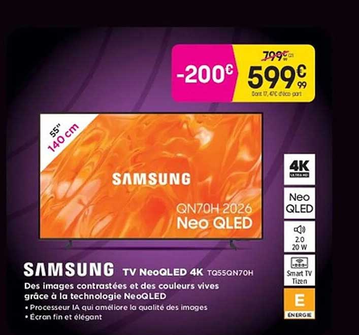 SAMSUNG TV NeoQLED 4K TQ55QN70H