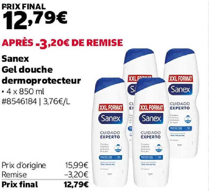 Sanex Gel douche dermoprotecteur