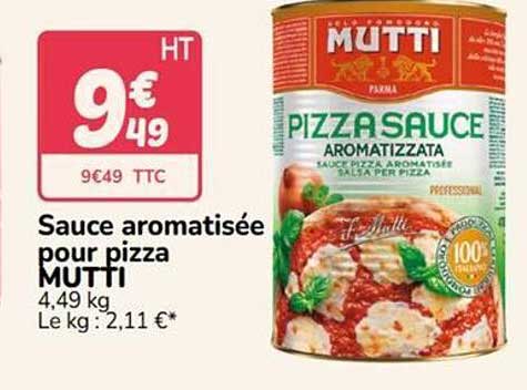 Sauce aromatisée pour pizza MUTTI