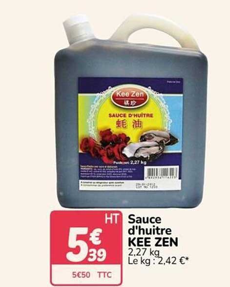 Sauce d'huitre KEE ZEN 2,27 kg