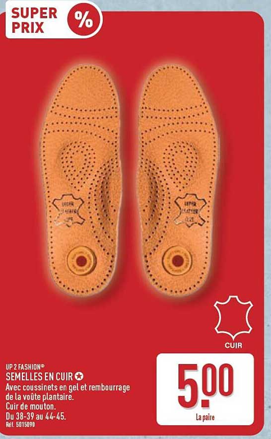 SEMELLES EN CUIR