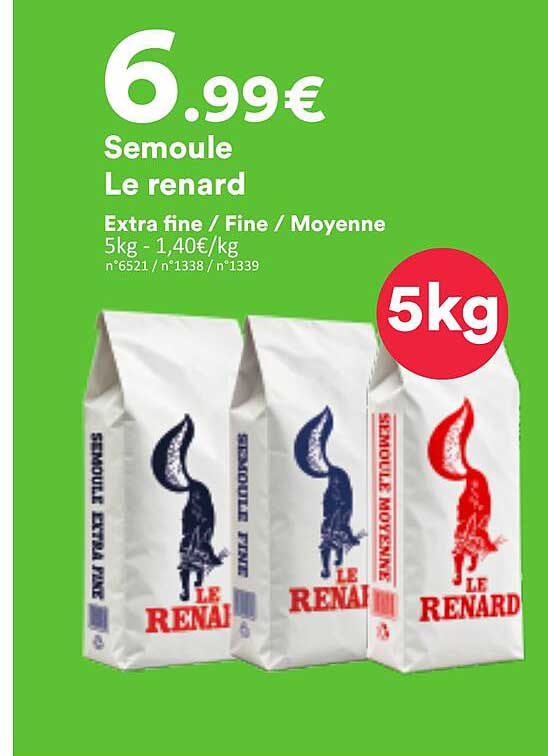 Semoule Le renard
