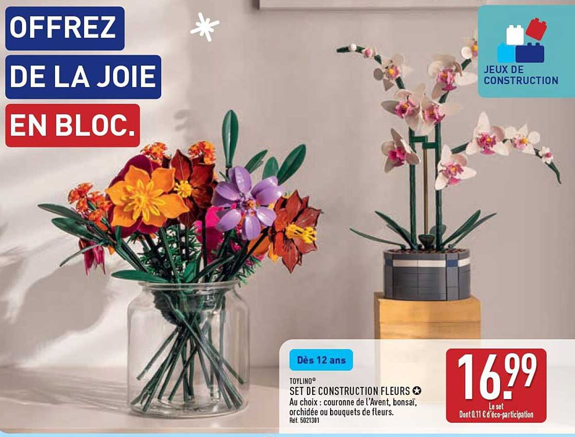 SET DE CONSTRUCTION FLEURS