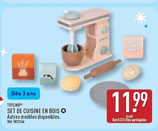 SET DE CUISINE EN BOIS
