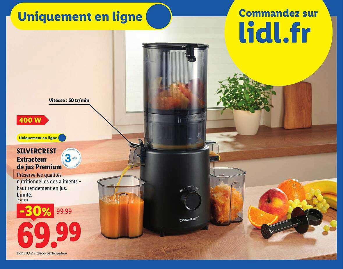 SILVERCREST Extracteur de jus Premium