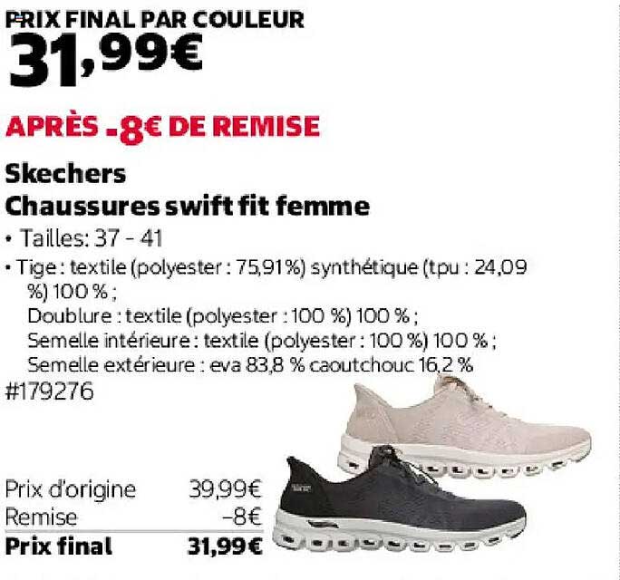 Skechers Chaussures swift fit femme