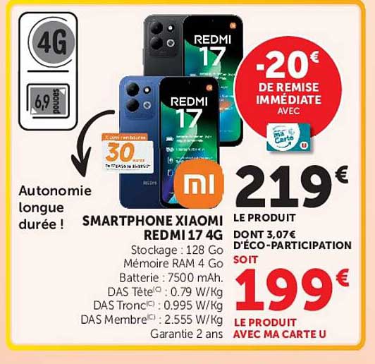 SMARTPHONE XIAOMI REDMI 17 4G