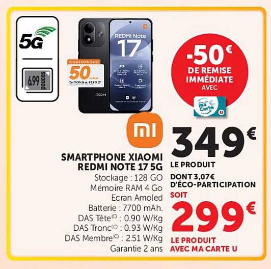 SMARTPHONE XIAOMI REDMI NOTE 17 5G