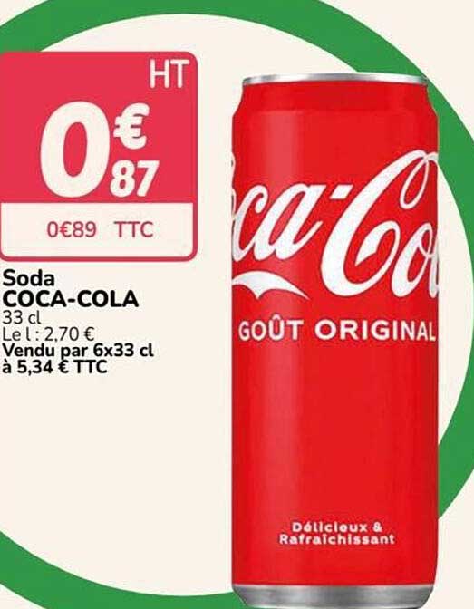 Soda COCA-COLA 33 cl