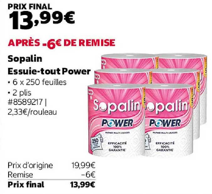Sopalin Essuie-tout Power