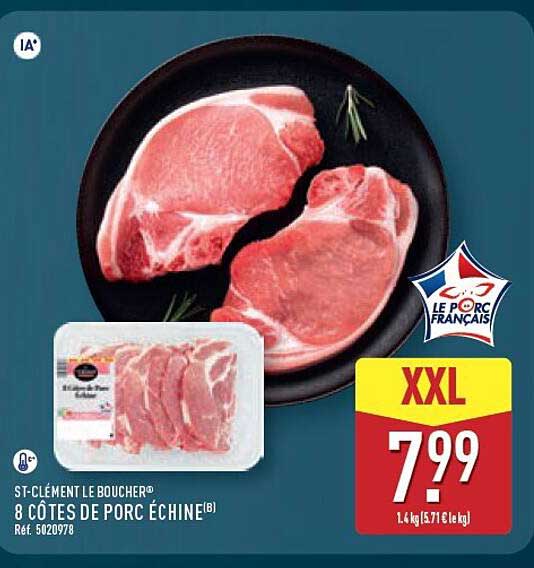 ST-CLÉMENT LE BOUCHER® 8 CÔTES DE PORC ÉCHINE(B)