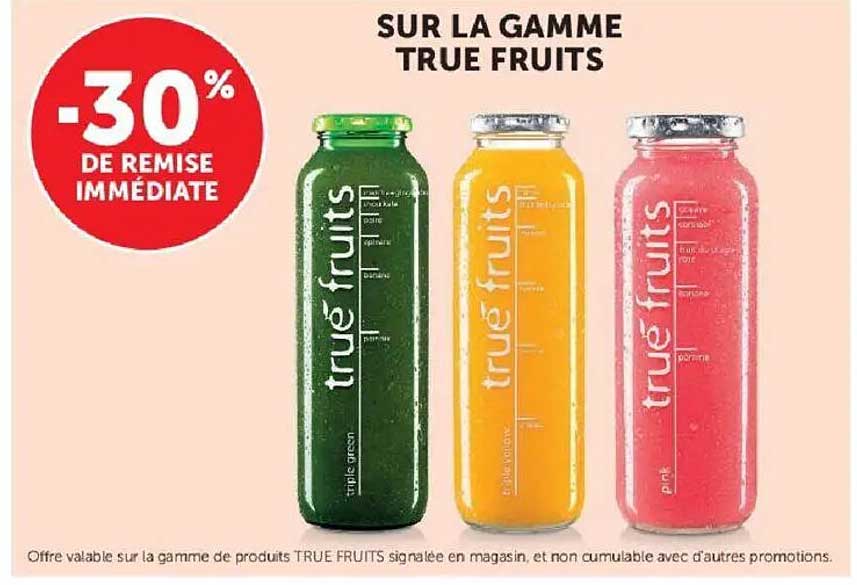 SUR LA GAMME TRUE FRUITS