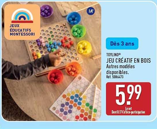 TOYLINO® JEU CRÉATIF EN BOIS