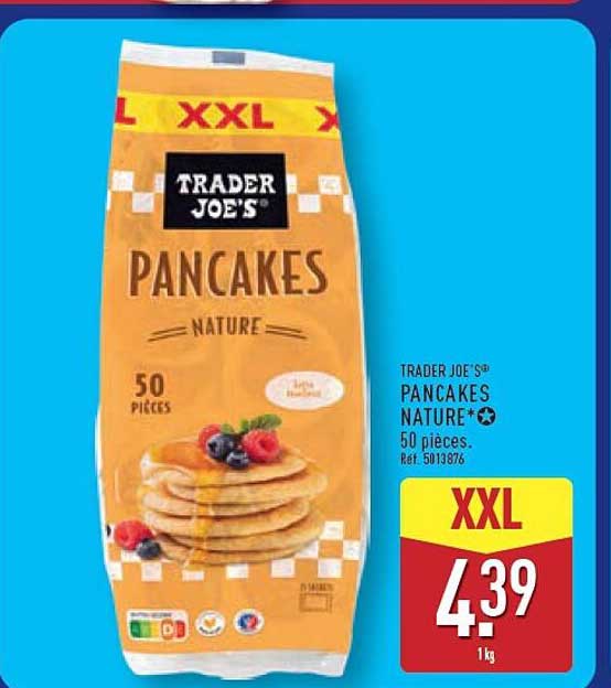 TRADER JOE'S PANCAKES NATURE. 50 pièces. Réf. 5013876