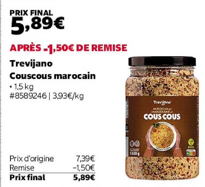 Trevijano Couscous marocain