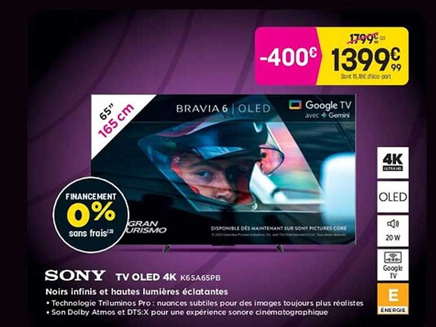 TV OLED 4K K65A65PB
