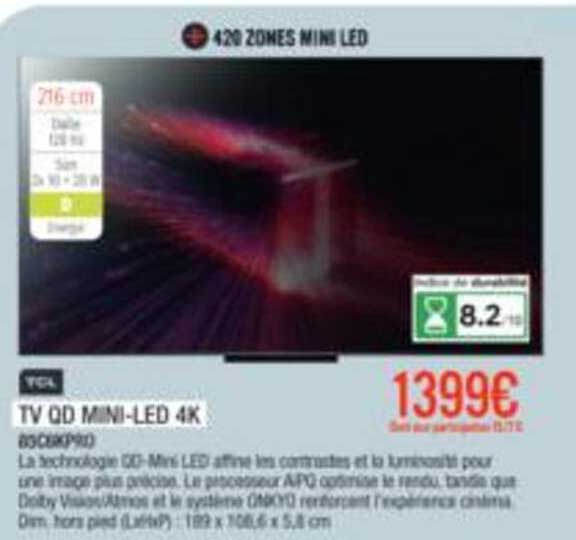 TV QD MINI-LED 4K