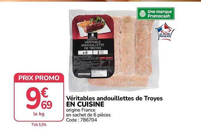 Véritables andouillettes de Troyes EN CUISINE