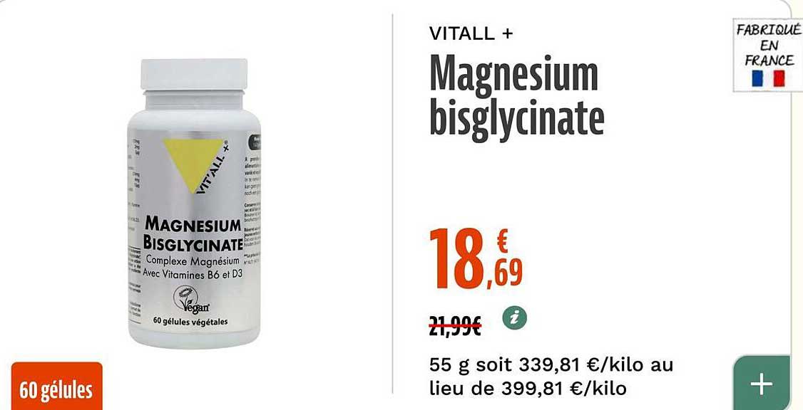 VITALL + Magnesium bisglycinate