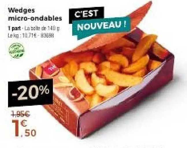 Wedges micro-ondables