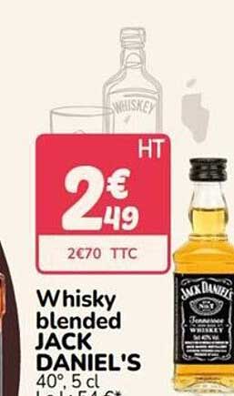 Whisky blended JACK DANIEL'S