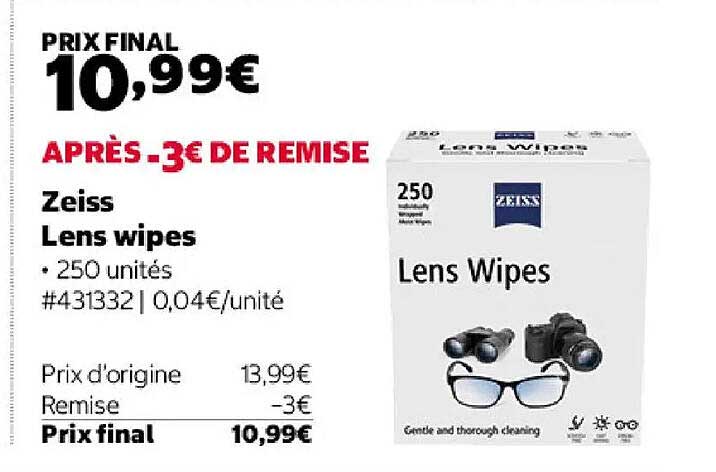 Zeiss Lens wipes
