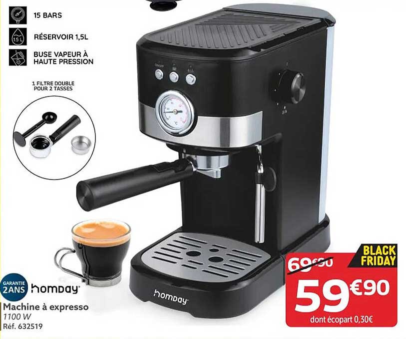 Machine à expresso homday