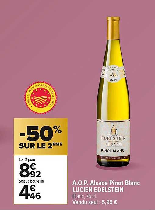A.O.P. Alsace Pinot Blanc LUCIE EDSELSTEIN